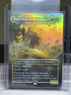 King Caesar, Awoken Titan-Snapdax, Apex Of The Hunt Foil Ikoria Lair Of... - Image 1