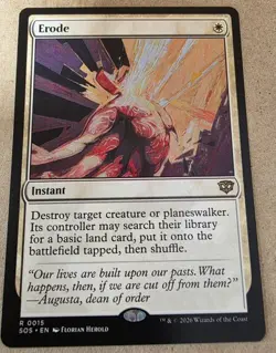 MTG Secrets of Strixhaven Erode RARE NM/Unplayed - Image 1