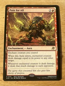 PAIN FOR ALL mtg NM-M Edge of Eternities 1 Rare - Image 1