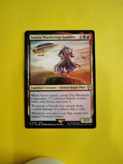 Setzer, Wandering Gambler (REGULAR) x1 - MTG Final Fantasy Commander FIC #183 - Image 1