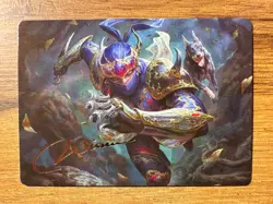 Magic MTG Final Fantasy Shadow Mysterious Assassin #26 Art Gold Stamp Signature - Image 1