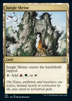 Jungle Shrine - Near Mint MTG Commander 2020 Zendikar Rising - Image 1
