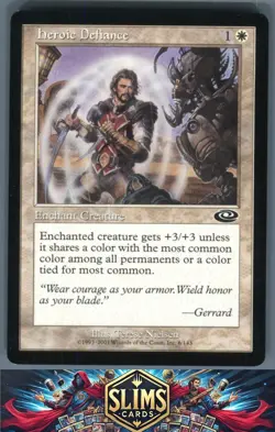 Magic the Gathering MTG Planeshift Heroic Defiance #6 Buy 2 Get 1 - Image 1