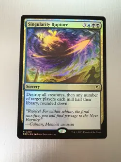 Singularity Rupture - 228 - MTG: Edge of Eternities - Rare - FOIL - Image 1