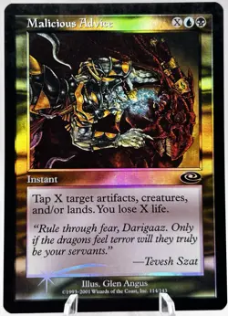 Malicious Advice 114/143 Foil Planeshift MTG LP - Image 1