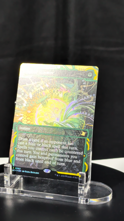 MTG Veil of Summer TRADITIONAL FOIL NM Secrets of Strixhaven SOS #0060 Rare - Image 2
