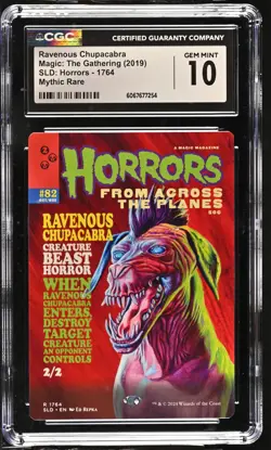 RAVENOUS CHUPACABRA Secret Lair Horrors CGC 10 MTG [Nostalgium] - Image 1