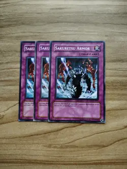 Yu-Gi-Oh! - Sakuretsu Armor 3x - Full Playset Of Cards - Image 1