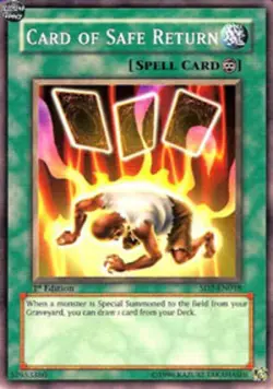 Card of Safe Return - SD2-EN018 - Common - Unlimited Edition - Lightly Played - Image 1