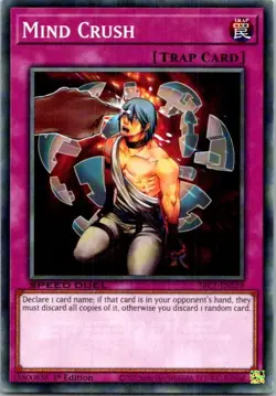 Mind Crush #SBC1-ENE19 Yugioh Near Mint or Better - Image 1