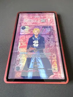 One Piece OP13-019 R Sabo Red Manga 3rd Anniversary TAG 9 - Image 4