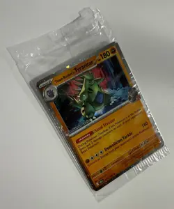 Team Rocket's Tyranitar 096/182 Sealed | Destined Rivals | Pokemon Center Stamp - Image 5