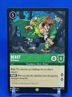 Disney Lorcana Beast - Wolfsbane #70/204 - Image 1