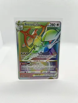 Arceus VSTAR 176/172 Brilliant Stars Secret Holo Rare Pokemon Card - Image 1