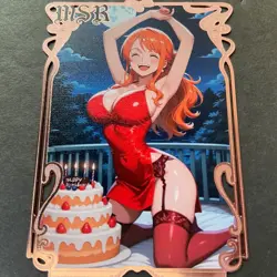 Goddess Story Gold METAL Card - Serial Number #057/200! Nami **READ** - Image 1