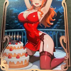 Goddess Story Gold METAL Card - Serial Number #057/200! Nami **READ** - Image 3