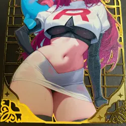 Goddess Story Gold METAL Card - Random Serial Number #/100! Jessie Bikini Anime - Image 3
