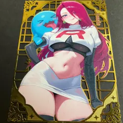 Goddess Story Gold METAL Card - Random Serial Number #/100! Jessie Bikini Anime - Image 4