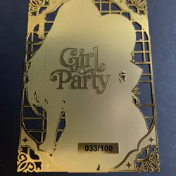 Goddess Story Gold METAL Card - Random Serial Number #/100! Jessie Bikini Anime - Image 5