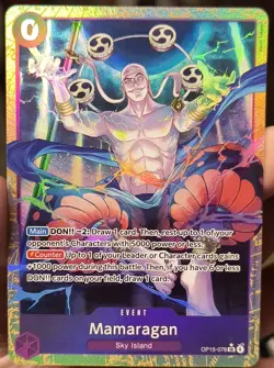 Bandai One Piece Card Game Mamaragan OP15-078 SR Event English Alt Art - Image 1