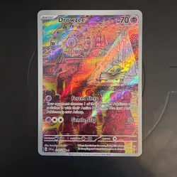 Pokemon TCG Scarlet and Violet Drowzee Illustration Rare Card 210/198 Base Set - Image 1
