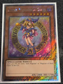 Dark Magician Girl Platinum Secret Rare Card RA03-EN123 1st Edition (Art B) - Image 1