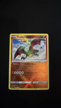 Pokemon TCG Radiant Charizard Crown Zenith Holo Card 020/159 NM/M Condition - Image 1