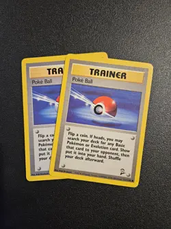Pokemon TCG Poke Ball 121/130 Base Set 2 Trainer Card LP Vintage WOTC - Image 3