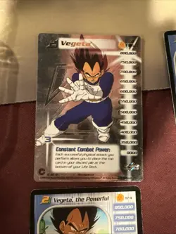 DRAGON BALL Z DBZ CCG TCG VEGETA LVL 1-3 + HT TRUNKS SAGA CARD SET unlimited - Image 2