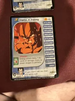 DRAGON BALL Z DBZ CCG TCG VEGETA LVL 1-3 + HT TRUNKS SAGA CARD SET unlimited - Image 5