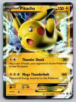 Pikachu EX Holo Promo Jumbo Cards XY174 HP - Image 1
