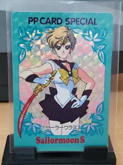 Sailor Moon - 1994 Amada Sailor Uranus #7 PP Card Special - Image 2