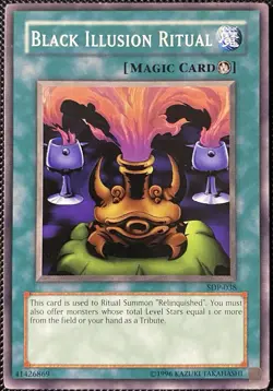 Black Illusion Ritual SDP-038 Starter Deck: Pegasus Unlimited - Yugioh Card - Image 1