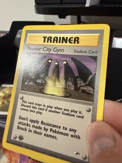PEWTER CITY GYM - 115/132 - 1st Edition Gym Heroes - Pokemon Card - HP - Image 3