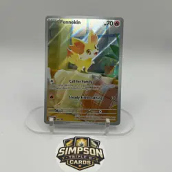 Pokemon Trading Card TCG Fennekin Full Art Holo 080 Promo Nintendo 2026 - Image 1