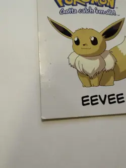 Pokemon Eevee #133 White Paper Card Nintendo 1998 - Image 2