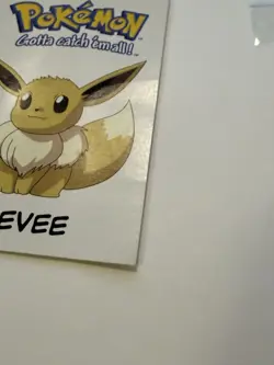Pokemon Eevee #133 White Paper Card Nintendo 1998 - Image 3