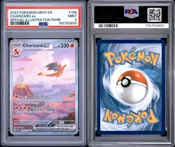 Pokemon TCG Charizard EX Scarlet & Violet 151 Card Sir 199/165 PSA 9 - Image 3