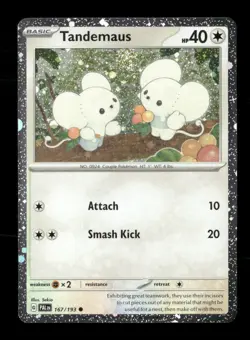 Tandemaus (Cosmos Foil) 167/193 Holo Miscellaneous Cards & Products NM/M Pokemon - Image 1