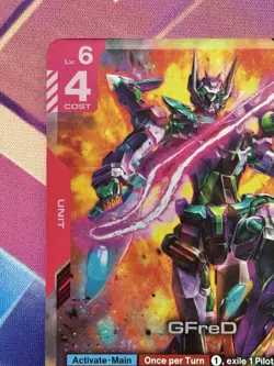 GFreD Gundam Card Game Steel Requiem GD03-035 LR - Image 2