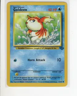 GOLDEEN JUNGLE SET POKEMON CARD 53/64 LP - Image 1