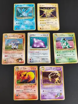 HP Sabrina's Alakazam Japanese pokemon card old back lot ditto Zapdos eb135 - Image 1