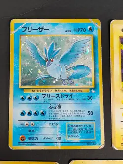 HP Sabrina's Alakazam Japanese pokemon card old back lot ditto Zapdos eb135 - Image 2