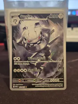 Steelix 150/132 Mega Evolutions Holo Rare Pokemon Card Near Mint Condition - Image 1