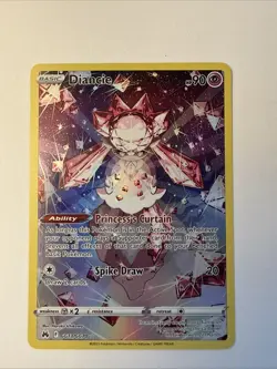 Diancie GG13/GG70 Gallarian Gallery Rare 2023 Pokemon Crown Zenith Full Art Card - Image 1