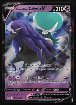 Shadow Rider Calyrex V - SWSH131 - - SWSH Black Star Promo - Pokemon Card - Image 1