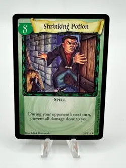 Harry Potter TCG Base Set Shrinking Potion 35/116 Rare Card - Image 1