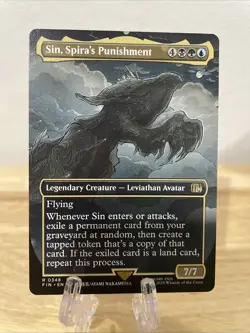 MTG Sin, Spira's Punishment Borderless Regular #0348 Final Fantasy Rare NM/M - Image 1