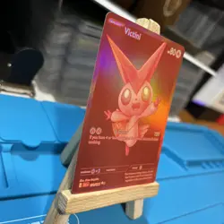 Red Victini Black White Rare Pokemon Card BLK 171/086 Black Bolt CLEAN!!! - Image 4