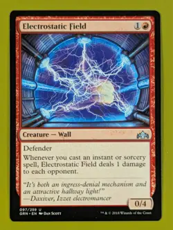 Electrostatic Field x1 Guilds of Ravnica 1x Magic the Gathering MTG - Image 1
